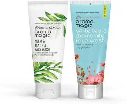 Aroma Magic Neem And Tea Tree ,White Tea & Chamomile  Face Wash 