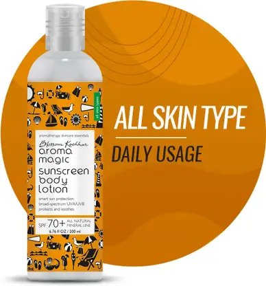 Aroma Magic Sunscreen - SPF 70 PA++++ Body Lotion Smart Sun Protection |Soothes & Protects