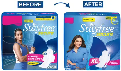 STAYFREE Secure XL Cottony Cover Sanitary Pad Combo pack Sanitary Pad