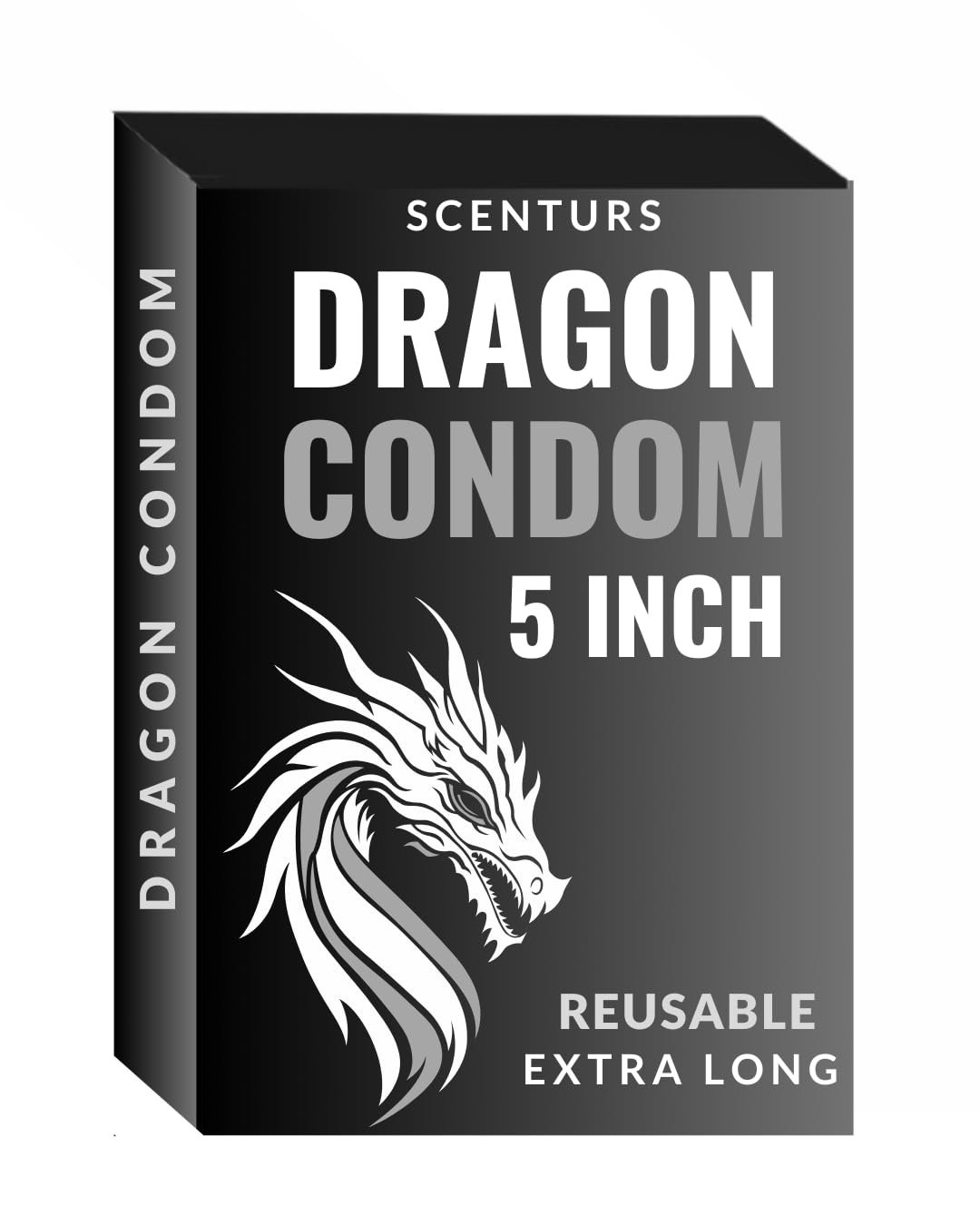 Scenturs 5-inch Dragon Premium Condom For Men for Regular use