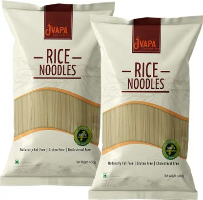 Jvapa Cholesterol Free | Gluten Free | Pack of 2 | Rice Noodles Vegetarian 