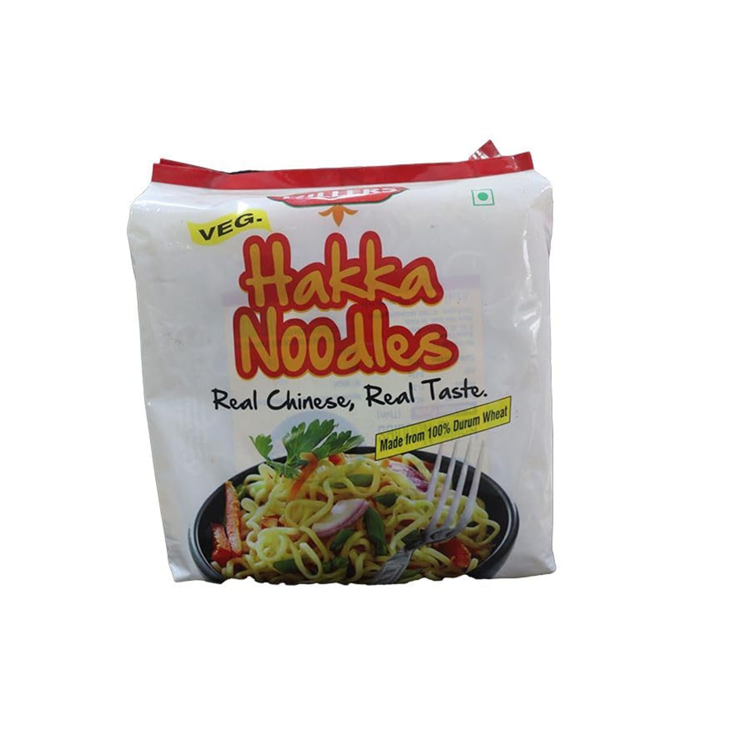 Hillers Hakka Noodles Vegetarian Extra Long & Extra Soft Protein and Fibre Chowmein Vegetarian Noodles 800g Pack of 2 x 800g