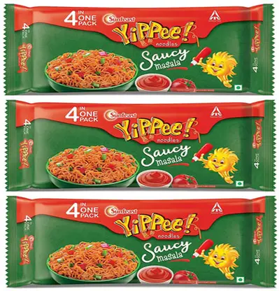 Sunfeast YiPPee! Saucy Masala, Instant Noodles 780GM (260G*3) Instant Noodles Vegetarian