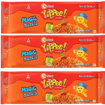 Sunfeast Yippee Magic Masala Noodles 1260 GM (420G*3) Instant Noodles Vegetarian  