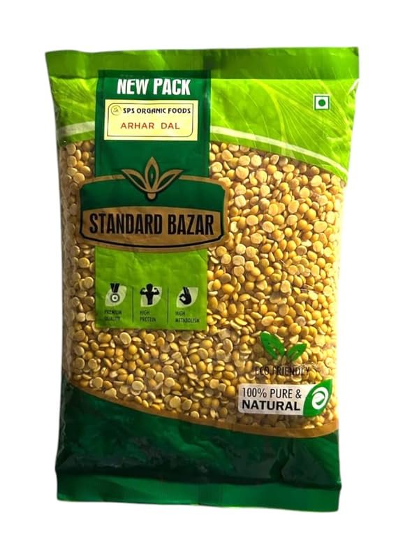 SPS Organic Foods Pesticide Free Goodness Unpolished Yellow Toor/Arhar Dal