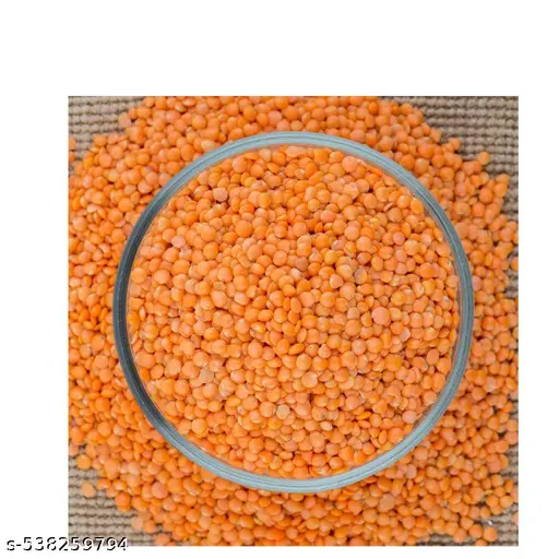 JIVOTTAM Red Masoor Dal 450g Pack | Unpolished Red Lentils ( Malka Dal )